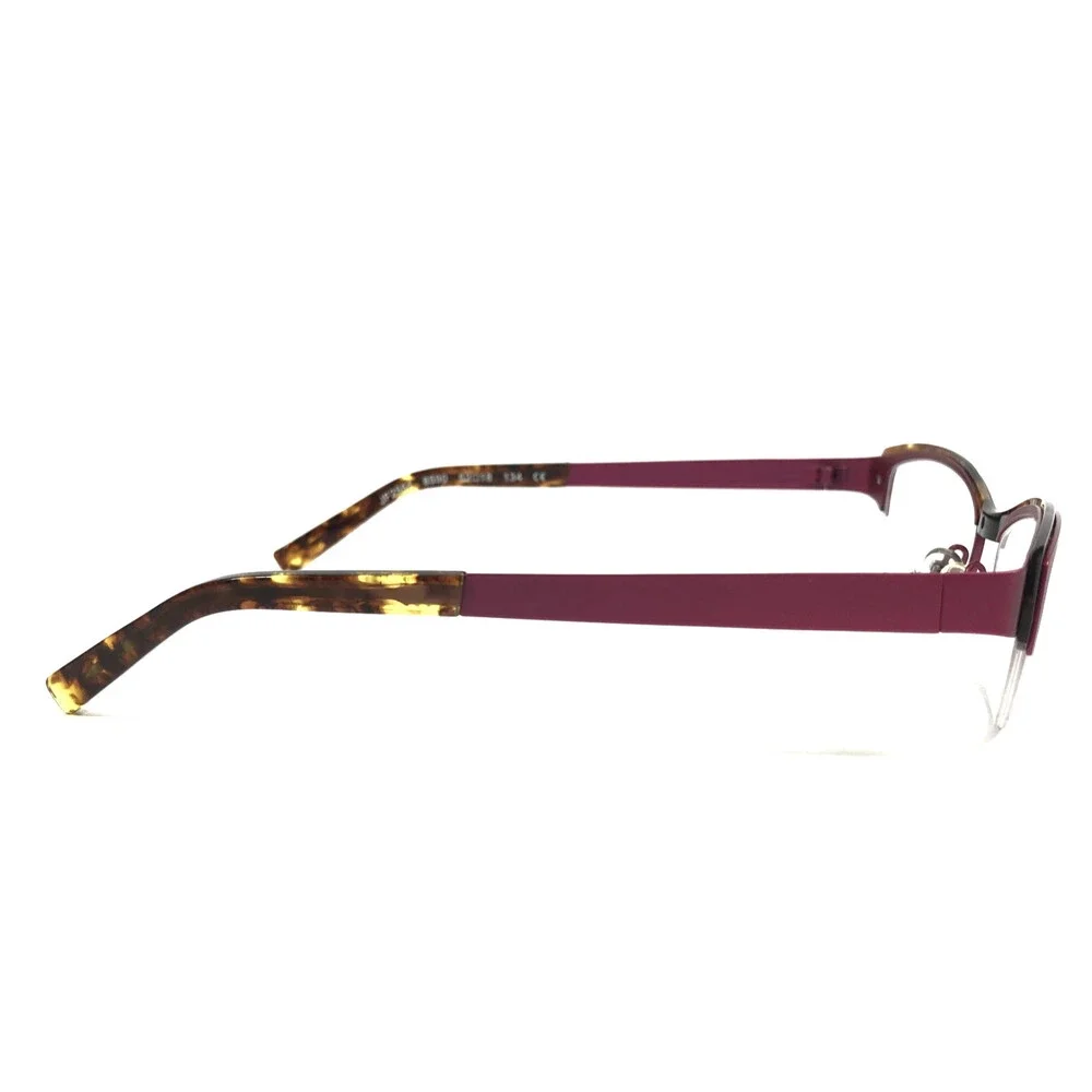 J.F. Rey Eyeglasses Frame JF2551 8590 Matte Purple Tortoise Half Rim 52-18-134